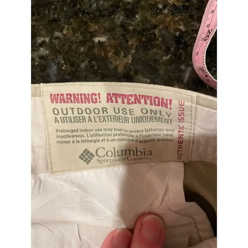 Columbia Men's Khaki Pants Beige 40x32 Relaxed Fit Pockets Casual, Outdoors